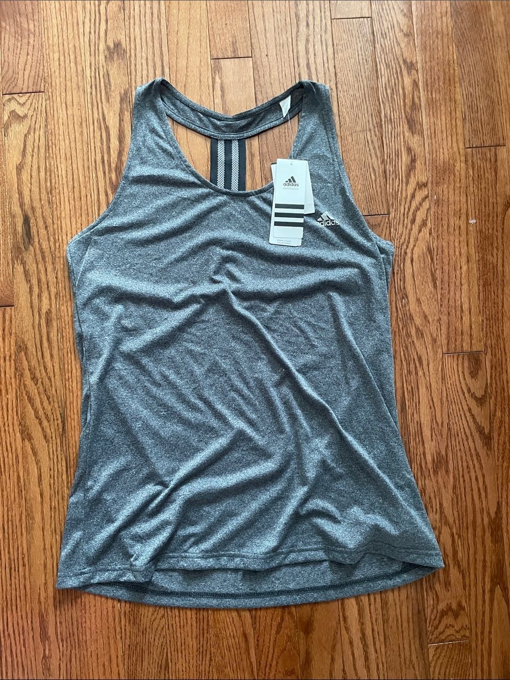 Adidas Derby Tank Dark Heather Gray Women’s Sz XL NWT